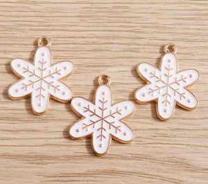 Christmas Snowflake Charm for Cat Collars